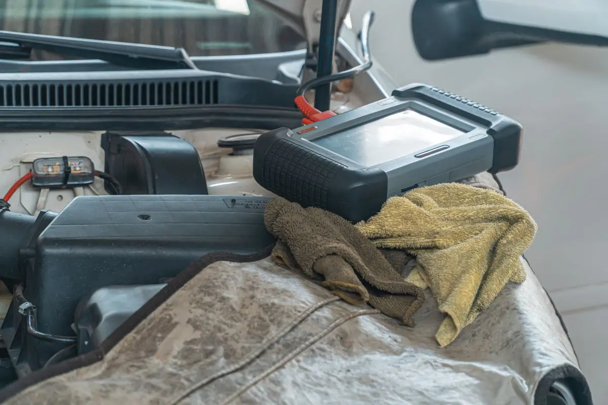 Araca bağlanmış diagnostik cihazla arıza tespiti yapılması